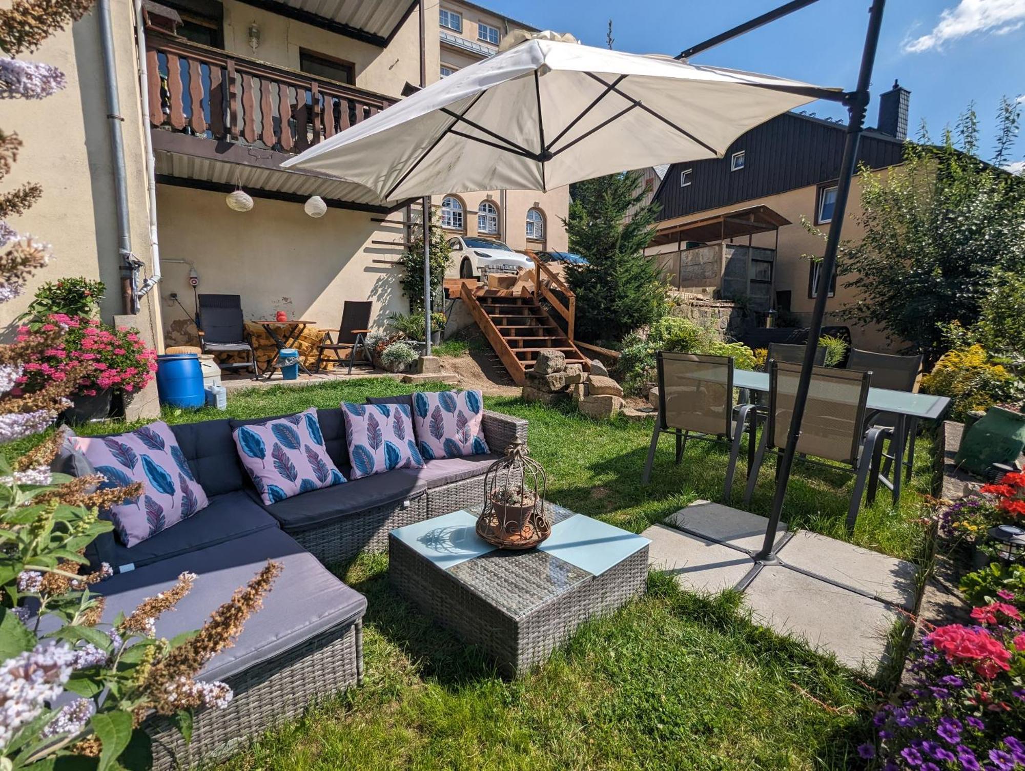 F2 - Urlaubsmagie Sauna, Whirlpool, Pool & Garten 세브니츠 외부 사진
