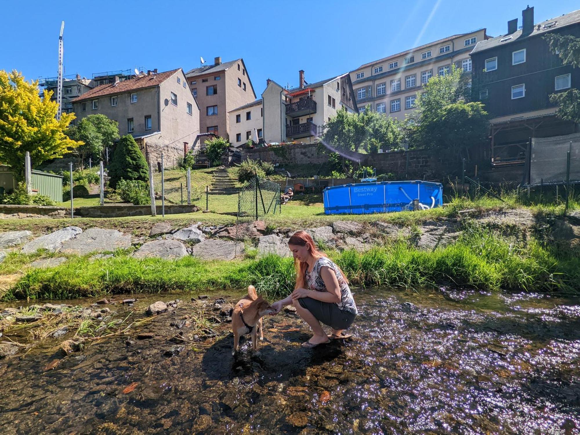 F2 - Urlaubsmagie Sauna, Whirlpool, Pool & Garten 세브니츠 외부 사진