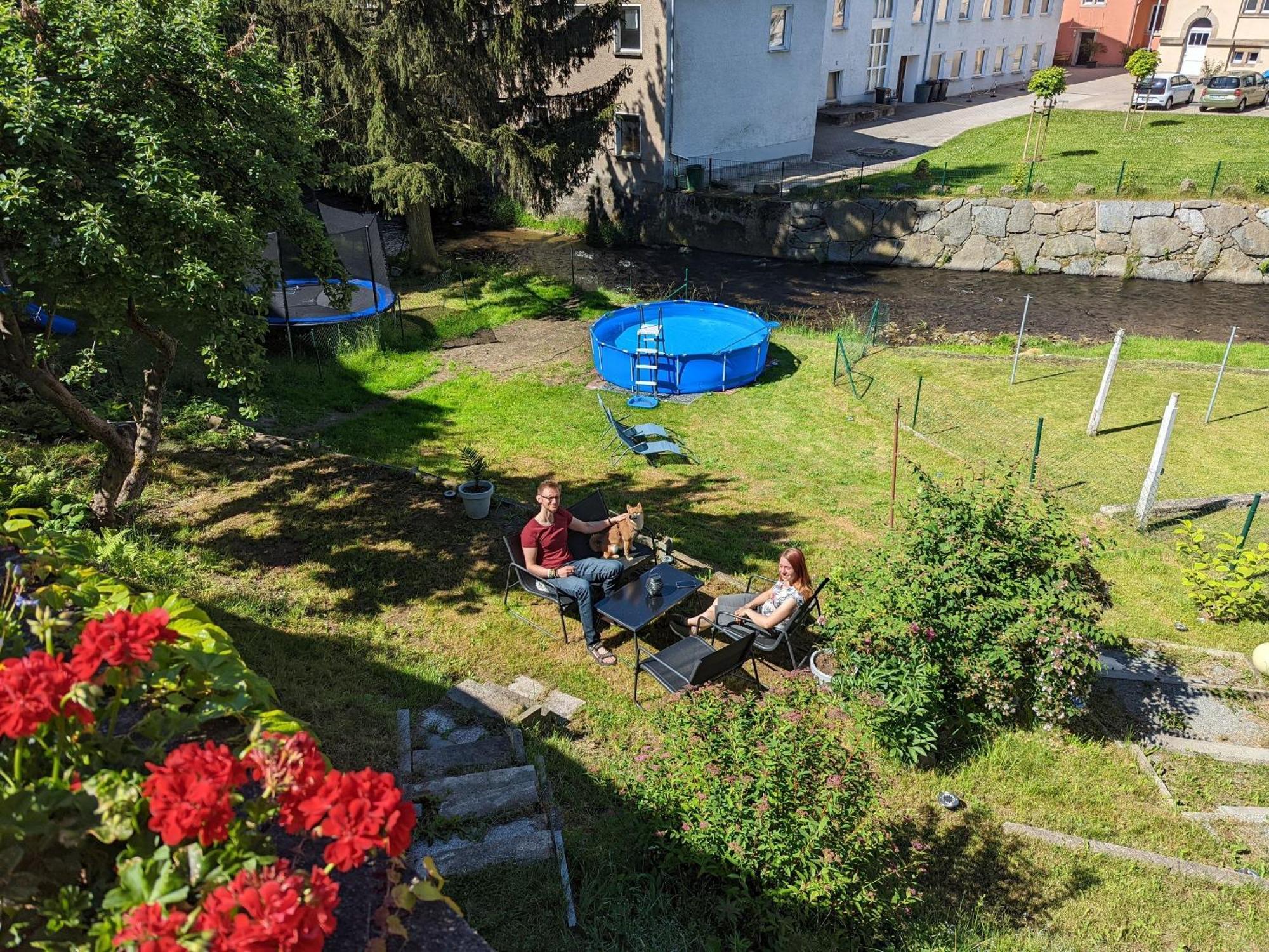 F2 - Urlaubsmagie Sauna, Whirlpool, Pool & Garten 세브니츠 외부 사진
